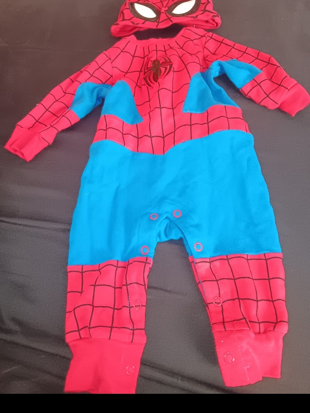 Disney Baby Size 3-6 Month Spiderman One Piece Pajama